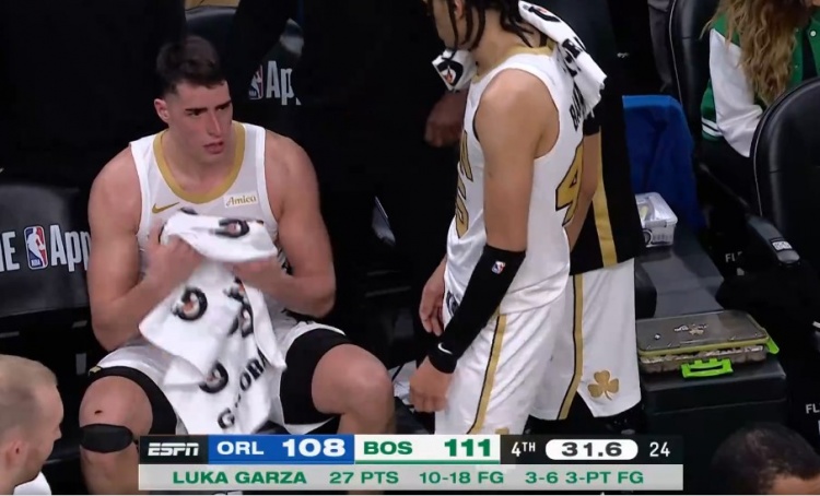 真人百家乐-真正的卢卡！加尔扎转身就投高难度三分命中 27分创生涯新高